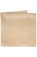 Soprano Ivory Herringbone Silk Hanky