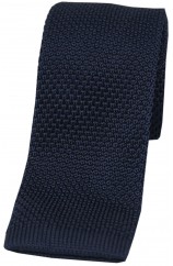 Soprano Navy Knitted Polyester Tie