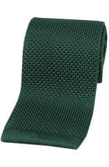 Soprano Racing Green Knitted Silk Tie