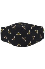 Multi Coloured Bees 100% Cotton Washable & Reusable Face Mask 