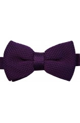 Soprano Cadburys Purple Knitted Polyester Bow Tie