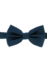 Soprano Satin Silk Navy Luxury Bow Tie