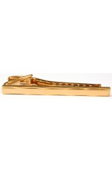 Soprano Brushed Gold Coloured Tie Bar