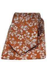 Soprano Rust Silk Tie And Pocket Square