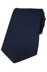 Soprano Navy Satin Silk Tie