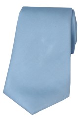 Soprano Sky Blue Satin Silk Tie