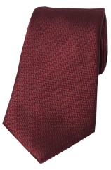 Soprano Cherry Herringbone Silk Tie