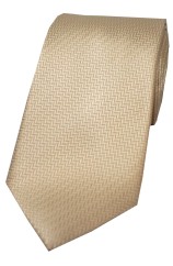 Soprano Ivory Herringbone Silk Tie