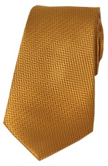 Soprano Mustard Herringbone Silk Tie