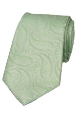 Soprano Mint Classic Paisley Silk Tie