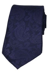 Soprano Navy Paisley Silk Tie