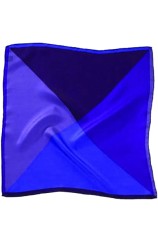 Soprano 4 Colour Purple Mens Silk Pocket Square