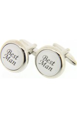 Soprano Best Man Enamelled Cufflinks