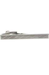 Soprano Brushed Silver Coloured Engraved Tie Bar