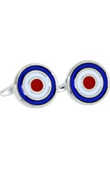 Soprano Enamelled Raf roundels Cufflinks