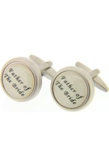 Soprano Father Of The Bride Enamelled Cufflinks