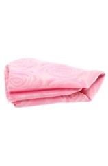 Soprano Light Pink Rose Mens Silk Pocket Square