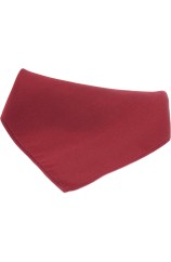 Soprano Plain Wine Satin Silk Mens Silk Pocket Square