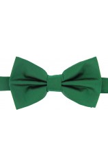 Soprano Satin Silk Emerald Luxury Bow Tie