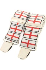 Soprano St George Flag 35mm X Style Braces