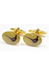 Soprano Standing Pheasants Country Cufflinks