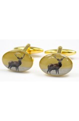 Soprano Standing Stag Country Cufflinks