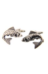 Soprano Trout Fish Country Cufflinks