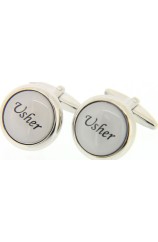 Soprano Usher Enamelled Cufflinks