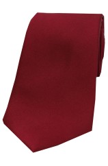 Soprano Wine Satin Silk Tie